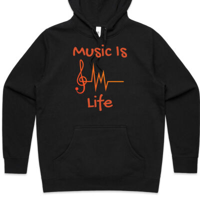 Music Is Life (Women's Hoodie) Thumbnail